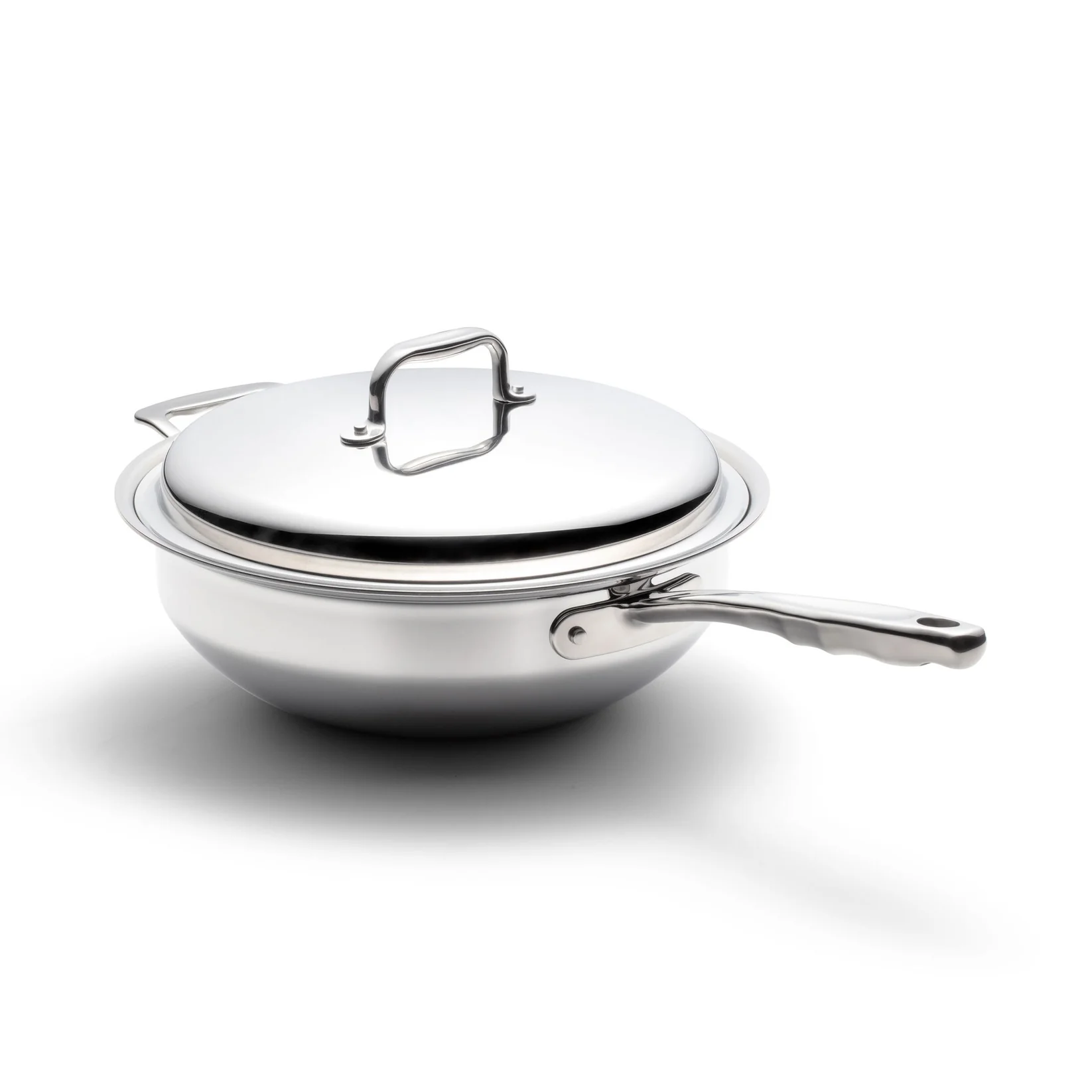 5QT Wok Long Handle w/cover
