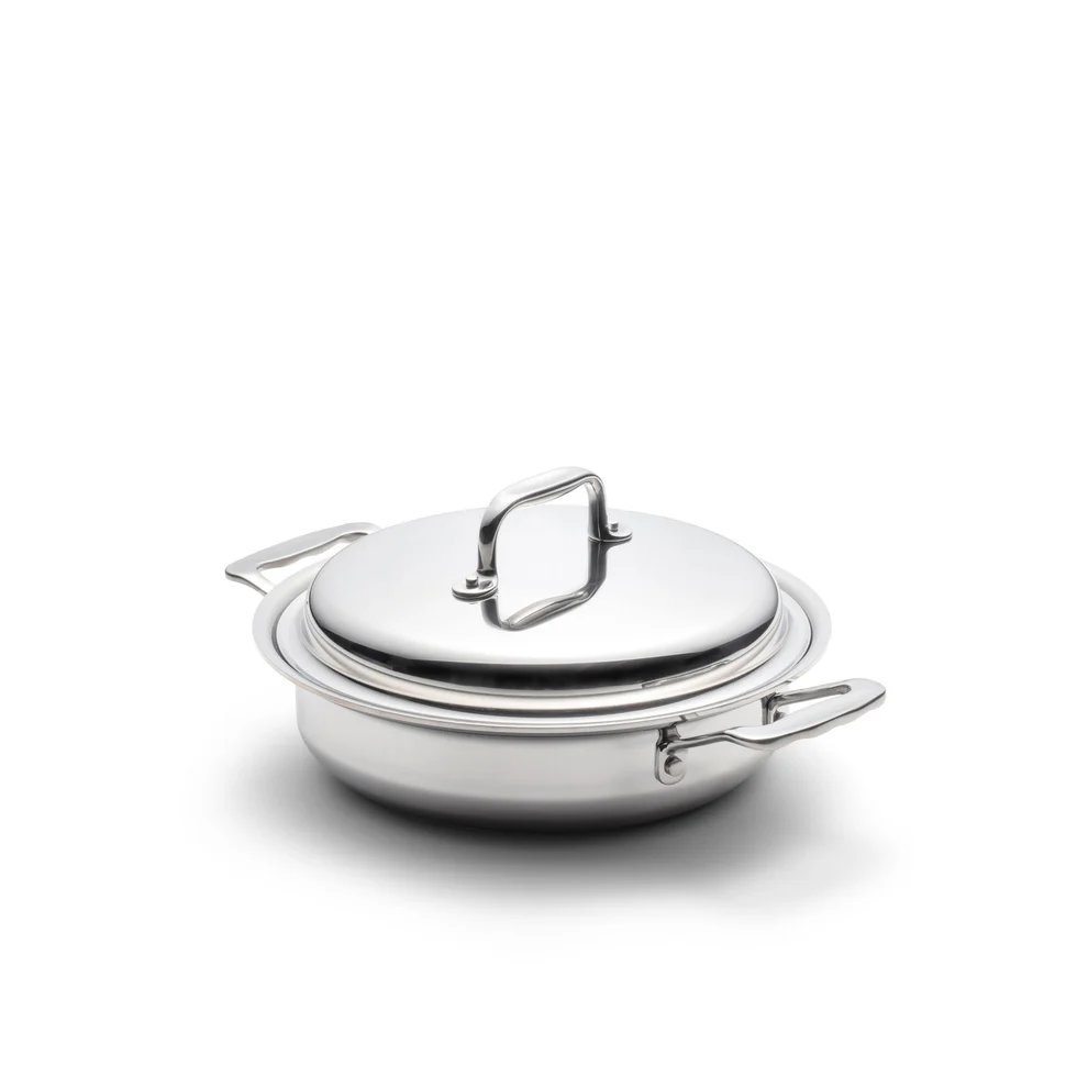 2.3QT Low Sauce Pan Side Handles w/cover